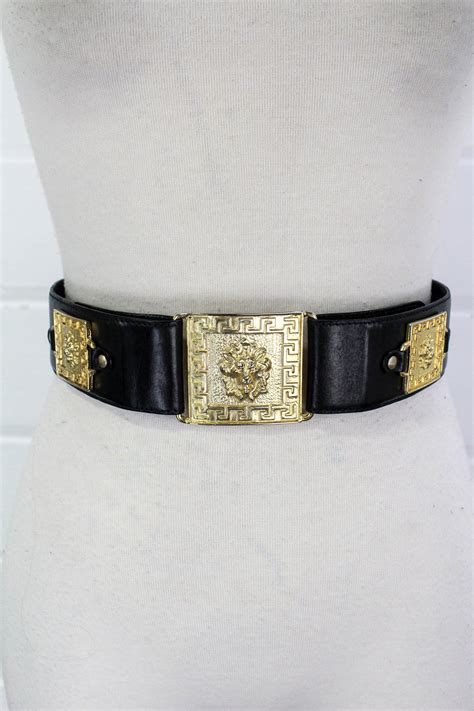 cintura versace lion|Men's Belts .